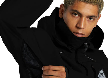 Chaqueta Nieve DC Basis 30K Unisex Negro Impermeable Repreve