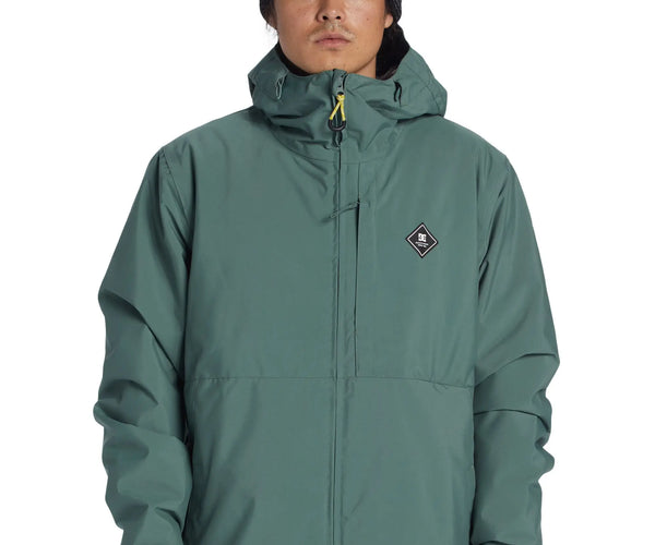 Chaqueta Nieve DC Basis Hombre Verde Oscuro Impermeable 10K