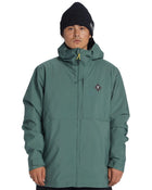 Chaqueta Nieve DC Basis Hombre Verde Oscuro Impermeable 10K