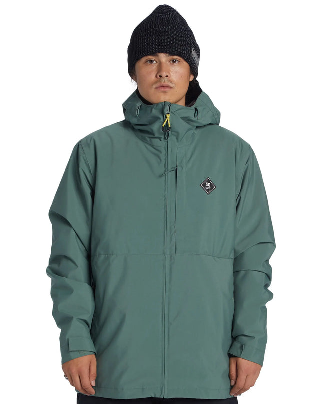 Chaqueta Nieve DC Basis Hombre Verde Oscuro Impermeable 10K