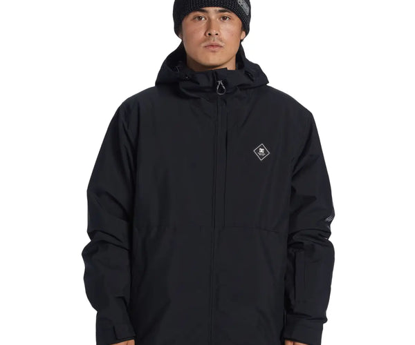 Chaqueta Nieve DC Basis Hombre Negro Impermeable 10K Ski