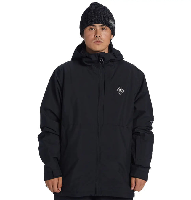 Chaqueta Nieve DC Basis Hombre Negro Impermeable 10K Ski
