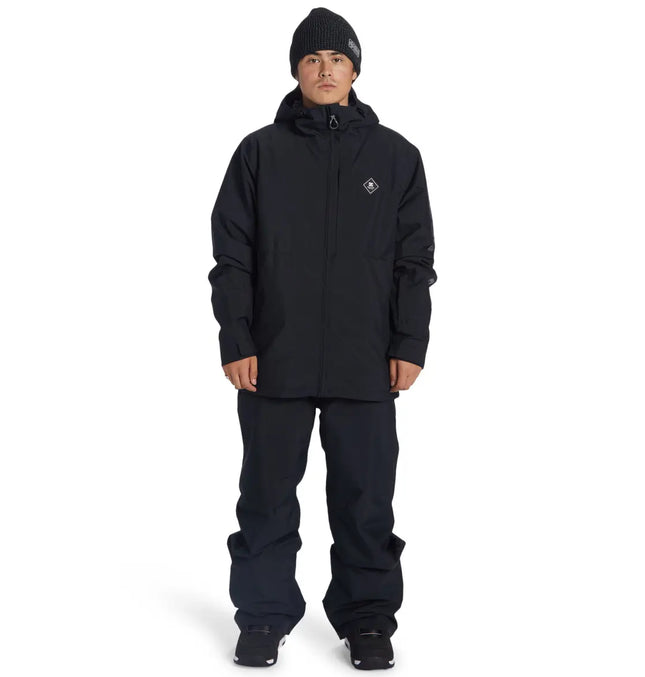 Chaqueta Nieve DC Basis Hombre Negro Impermeable 10K Ski