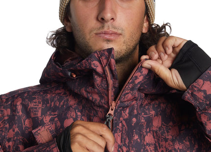 Chaqueta Nieve DC Basis Print Hombre Estampado Impermeable 10K