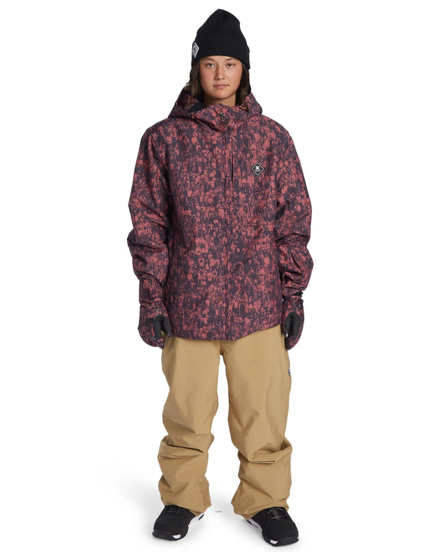 Chaqueta Nieve DC Basis Print Hombre Estampado Impermeable 10K
