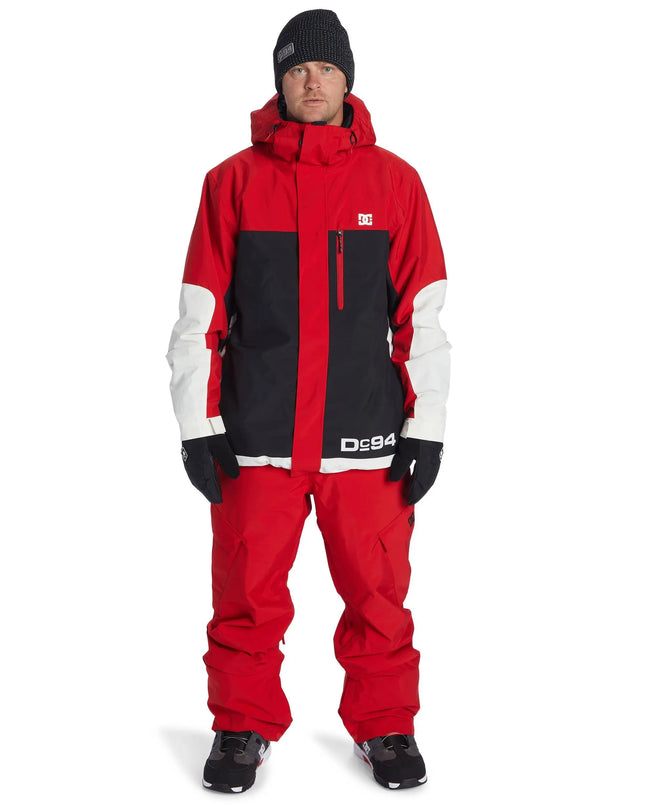 Chaqueta Nieve DC Defiant Hombre Rojo Barbados Cherry 10K