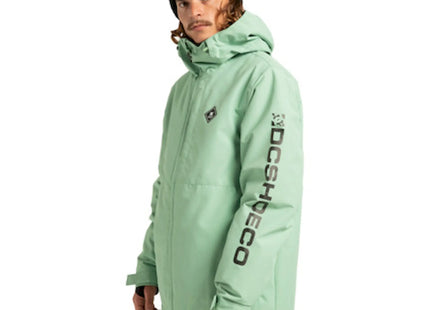 Chaqueta DC Basis Snow Hombre Verde Pálido Negro 10K Profill