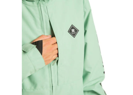 Chaqueta DC Basis Snow Hombre Verde Pálido Negro 10K Profill