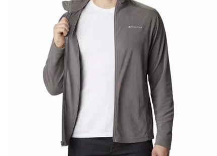 Polar Columbia Klamath Range II Hombre Gris Full Zip Microfleece