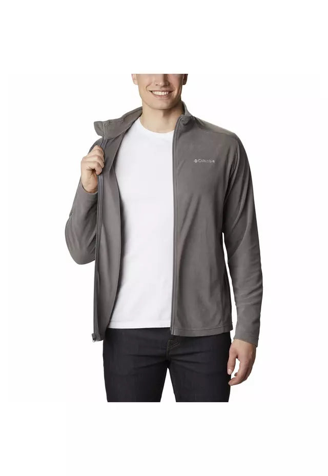 Polar Columbia Klamath Range II Hombre Gris Full Zip Microfleece