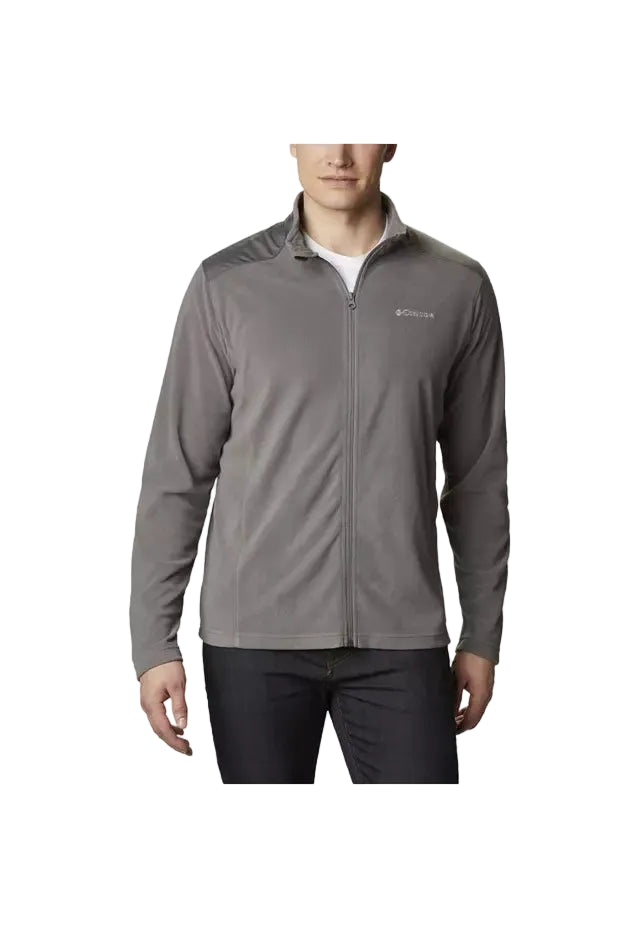 Polar Columbia Klamath Range II Hombre Gris Full Zip Microfleece