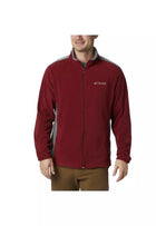 Polar Columbia Klamath Range II Hombre Burdeos Gris Microfleece