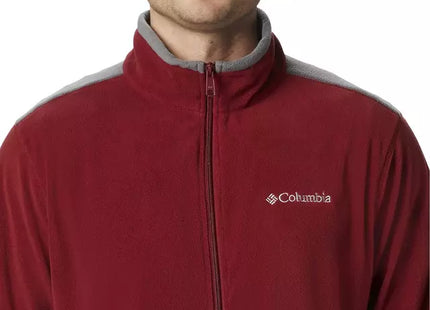 Polar Columbia Klamath Range II Hombre Burdeos Gris Microfleece