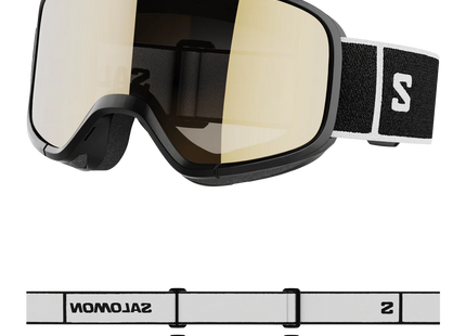 Antiparras Nieve Salomon Aksium 2.0 Access LBF Negro Flash Gold Cat 2