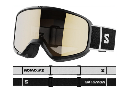 Antiparras Nieve Salomon Aksium 2.0 Access Negro Gold Cat 2 Ski Snowboard
