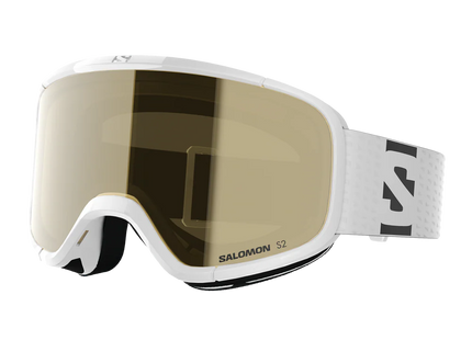 Antiparras Nieve Salomon Aksium 2.0 Access Blanco Flash Gold Cat 2 Ski
