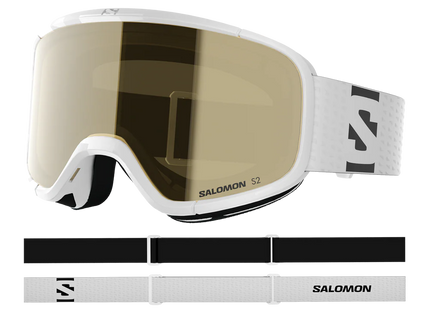 Antiparras Nieve Salomon Aksium 2.0 Access Blanco Flash Gold Cat 2 Ski