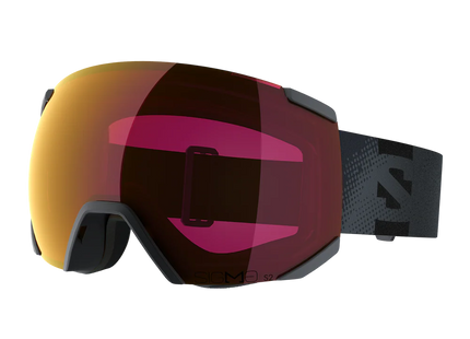 Antiparras Nieve Salomon Radium Sigma Ebony Rojo Cat 2 Ski Snowboard