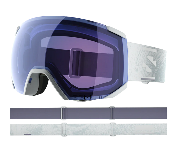 Antiparras Nieve Salomon Radium Sigma Ice Flow Azul Cat 2 Ski Snowboard
