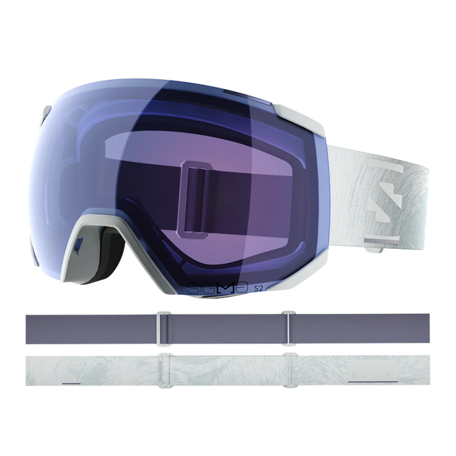 Antiparras Nieve Salomon Radium Sigma Ice Flow Azul Cat 2 Ski Snowboard