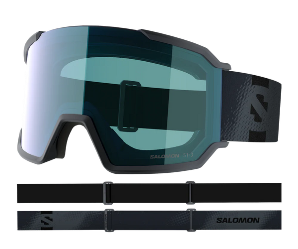 Antiparras Nieve Salomon S/View 3 Fotocromática Ebony Azul Cat 1-3 Ski