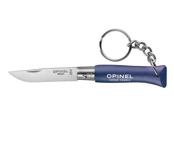 Cuchillo Opinel Key Ring N°04 Azul Llavero Compacto