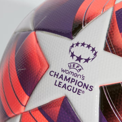 BALON ADIDAS UWCL LEAGUE BLANCO ROJO - PELOTA FUTBOL BLANCA ROJA