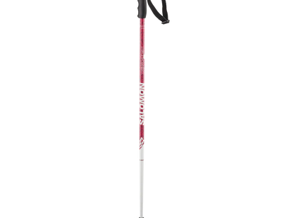 Bastón Ski Niño Salomon Brigade Jr Rosado Aluminio Junior