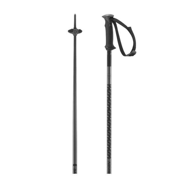 Bastón Ski Salomon Polar Negro Aluminio Arandela On-Piste