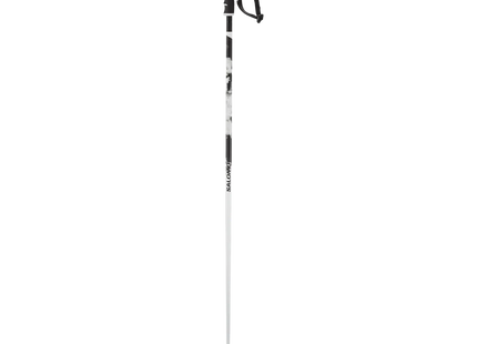 Bastón Ski Salomon Steep Blanco Negro Aluminio Arandela Freeride