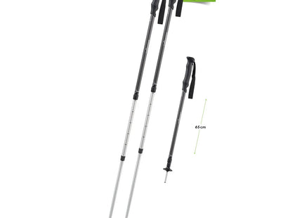 Bastón Ski Komperdell Wild Rambler Aluminio 7075 Ajustable Gris