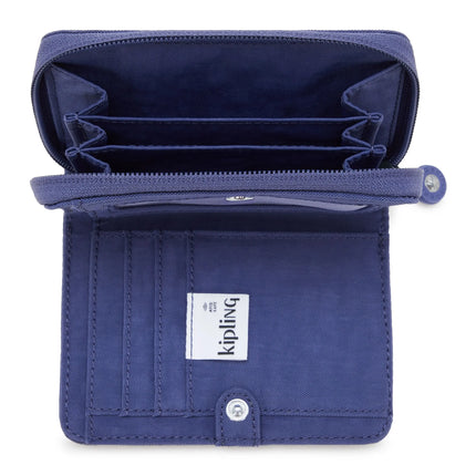 BILLETERA KIPLING MONEY LOVE OCEAN BLUE