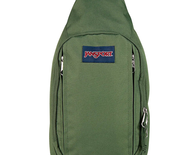 Bolso Sling Jansport Move 6L Verde Oliva Cruzado Urbano