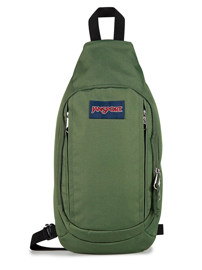 Bolso Sling Jansport Move 6L Verde Oliva Cruzado Urbano
