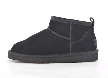 Bota Due Verona Niña Negro Gamuza Chiporro Invierno