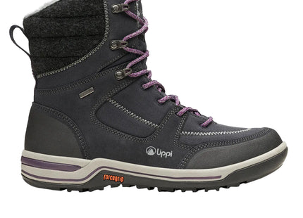 Bota Lippi Polar Light Mujer Negro Térmica Impermeable Invierno