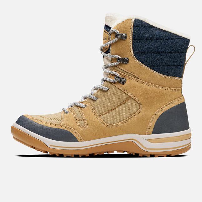 Bota Lippi Polar Light Mujer Taupe Azul Noche Térmica Impermeable