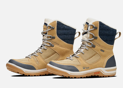 Bota Lippi Polar Light Mujer Taupe Azul Noche Térmica Impermeable