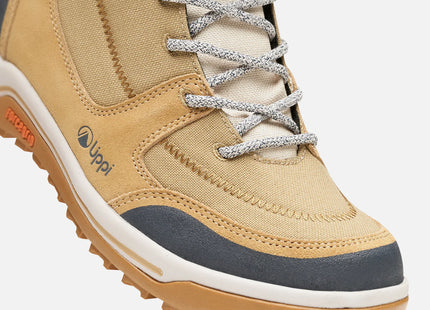 Bota Lippi Polar Light Mujer Taupe Azul Noche Térmica Impermeable