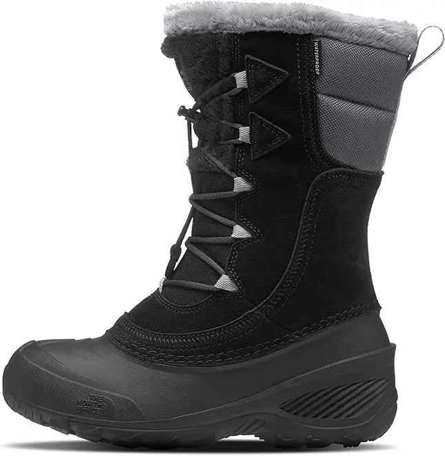 Bota The North Face Shellista Lace IV Niño Negro Gris Nieve
