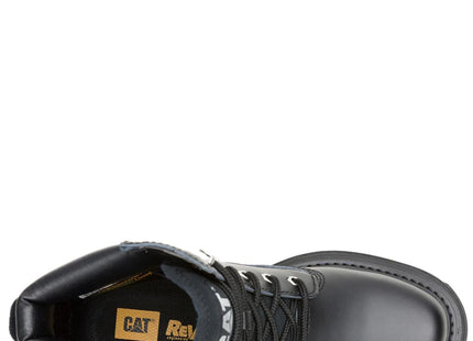 Botín Caterpillar Bolder Zip Mujer Negro Gamuza Urbano
