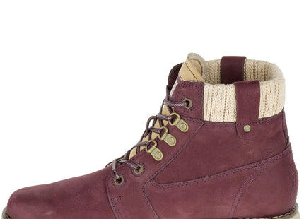 Botín Caterpillar Charli Mujer Café Cuero Nubuck Urbano
