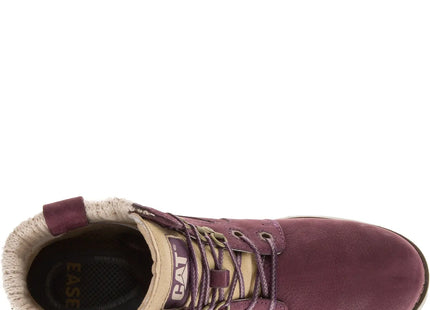 Botín Caterpillar Charli Mujer Café Cuero Nubuck Urbano