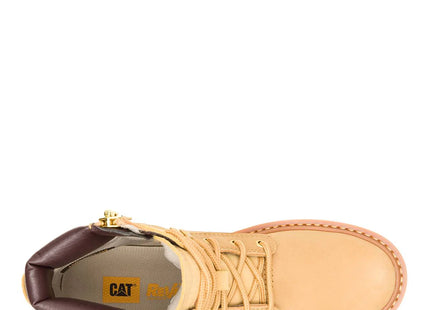 Botín Caterpillar Colorado Max Mujer Miel Cuero Urbano