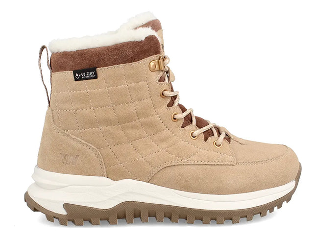 Botín Weinbrenner Vanguard Oso Mujer Beige Impermeable W-DRY