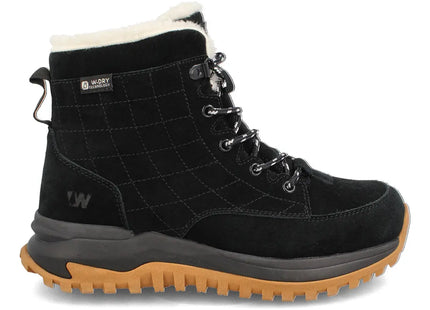 Botín Weinbrenner Vanguard Oso Mujer Negro Impermeable W-DRY