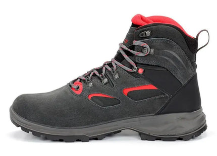 Botín Chiruca Estepa 19 GTX Hombre Gris Rojo Trekking Impermeable Senderismo