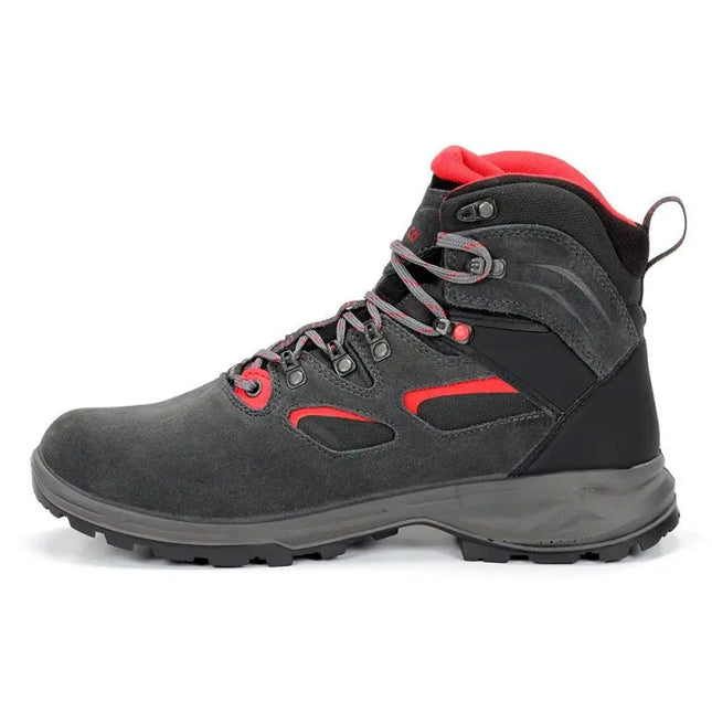 Botín Chiruca Estepa 19 GTX Hombre Gris Rojo Trekking Impermeable Senderismo