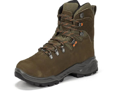 Botín Chiruca Sequoia 01 GTX Hombre Verde Naranja Trekking Caza Impermeable