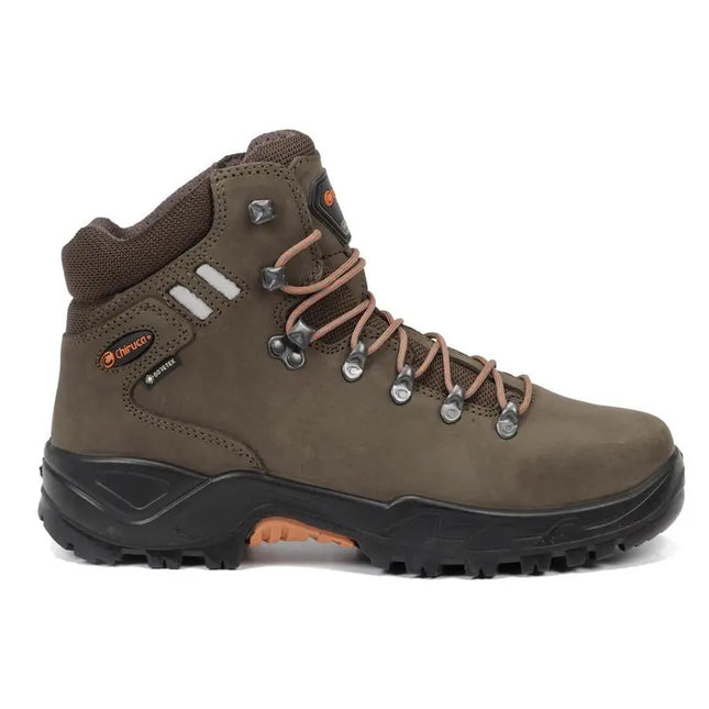 Botín Chiruca Somiedo 61 GTX Hombre Verde Naranja Trekking Impermeable